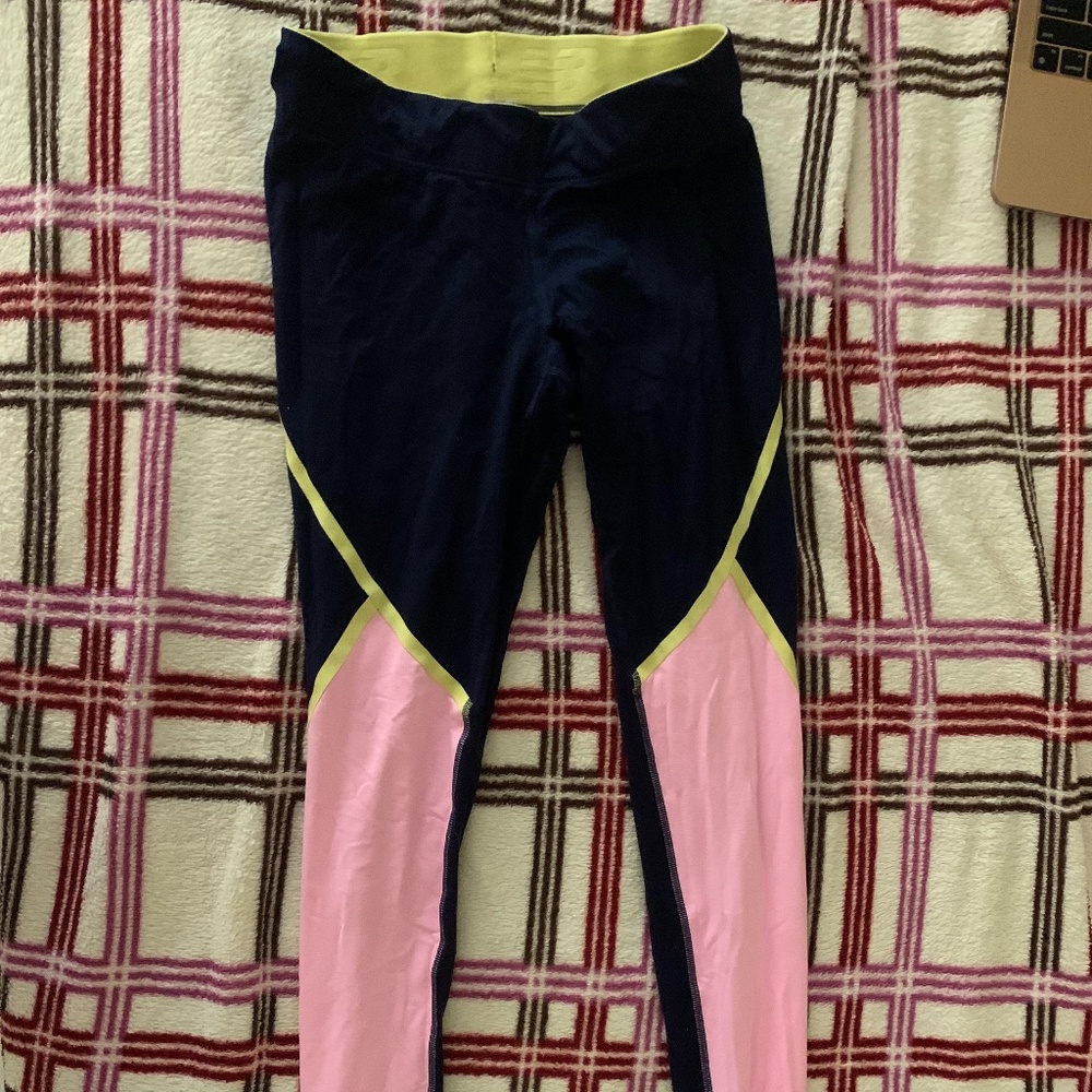 New Balance® for J.Crew Trinamic leggings in striped colorblock XS